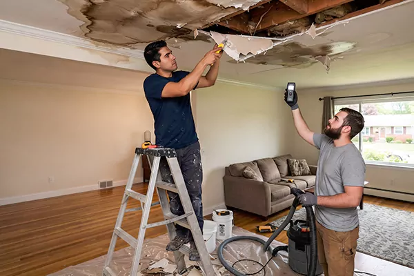 Ceiling Water Damage Restoration Perris