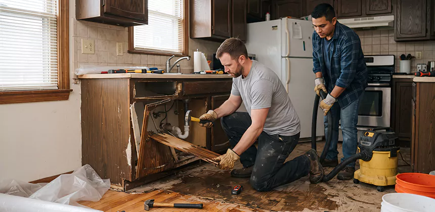 Repairing Water Damaged MDF Cabinets in Perris