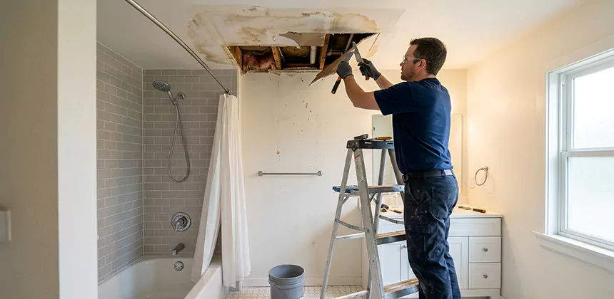 Bathroom Leak Ceiling Repair in Perris