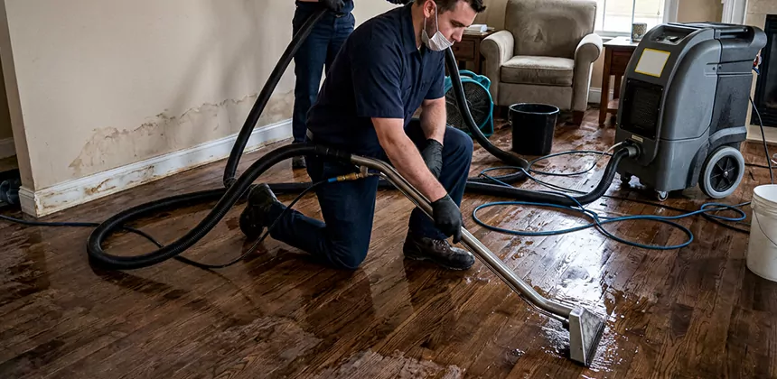 Hardwood Floor Water Extraction in Perris